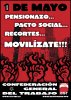 Cartel de la manifestación del 1ero de mayo.